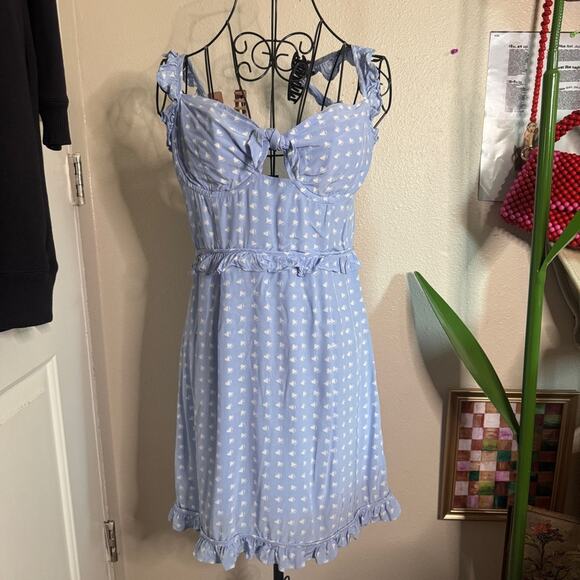 For Love and Lemons Sweetheart Mini Dress M - Picture 1 of 11